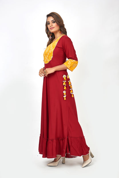 Designer Long ( floor length) Gown/ One piece